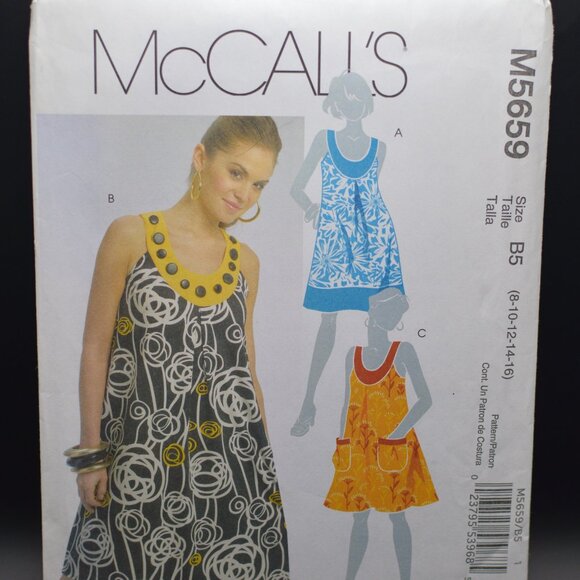 McCall's Pattern M6559 3 Dress Size 8-24 - Picture 1 of 4